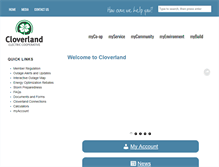 Tablet Screenshot of cloverland.com